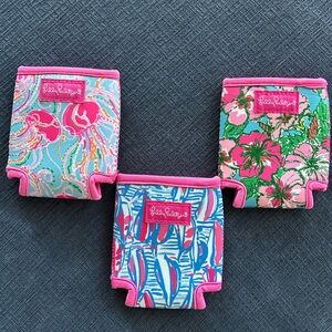 Lilly Pulitzer Drink Huggie/Cooler Trio